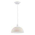 LAMPA WISZĄCA ALFA KEIRA BIAŁA 1xE27  / 61291