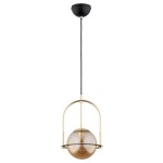 LAMPA WISZĄCA ALFA LERIA PICOLO ZŁOTA 1xE14  / 61284