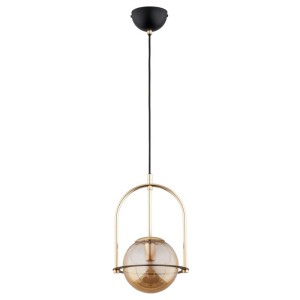 LAMPA WISZĄCA ALFA LERIA PICOLO ZŁOTA 1xE14  / 61284