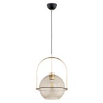 LAMPA WISZĄCA ALFA LERIA ONE ZŁOTA 1xE27 / 61286