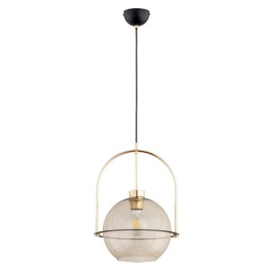 LAMPA WISZĄCA ALFA LERIA ONE ZŁOTA 1xE27 / 61286