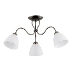 LAMPA SUFITOWA ALFA ARIEL CZARNY CHROM 3xE27 / 62363