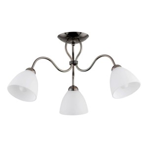 LAMPA SUFITOWA ALFA ARIEL CZARNY CHROM 3xE27 / 62363