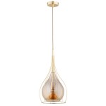 LAMPA WISZĄCA ALFA LOTUS DUO ZŁOTA 1xE27 / 61281