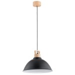 LAMPA WISZĄCA ALFA ALTI CZARNA 1xE27 / 61278