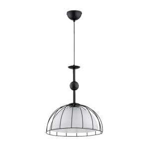 LAMPA WISZĄCA ALFA GOLLA CZARNO-BIAŁA 1xE27 / 61257