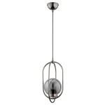 LAMPA WISZĄCA ALFA BINAR CHROM 1xE14 / 61255