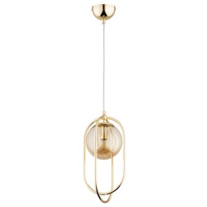 LAMPA WISZĄCA ALFA BINAR TOP ZŁOTA 1xE14 / 61254
