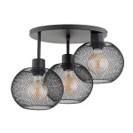 LAMPA SUFITOWA ALFA KERSO CZARNA 3xE27 / 62347