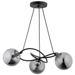 LAMPA SUFITOWA ALFA VELTA CZARNA 3xE14  / 62344