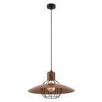 LAMPA WISZĄCA ALFA DOMINO BRĄZOWA 1xE27  / 61250