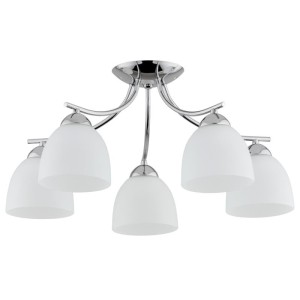 LAMPA SUFITOWA ALFA AJAX DUO CHROM 5xE27  / 63177