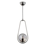 LAMPA WISZĄCA ALFA ELIPSA 150 CHROM 1xE14 / 61248
