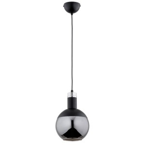 LAMPA WISZĄCA ALFA CELEST CZARNA 1xE27 / 61241
