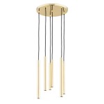 LAMPA WISZĄCA ALFA COLLET ZŁOTA 6xG9 LED / 63162