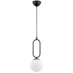 LAMPA WISZĄCA ALFA VAVIL 150 PRO CZARNO-BIAŁA 1xE14 / 61231