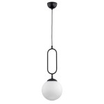 LAMPA WISZĄCA ALFA VAVIL 200 PRO CZARNO-BIAŁA 1xE27 / 61233