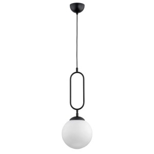 LAMPA WISZĄCA ALFA VAVIL 200 PRO CZARNO-BIAŁA 1xE27 / 61233