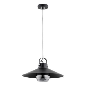 LAMPA WISZĄCA ALFA TIZEN CZARNA 1xE27 / 61213