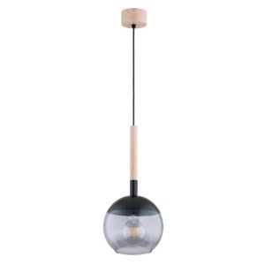 LAMPA WISZĄCA ALFA RANCZO DREWNIANA 1xE27 / 61207