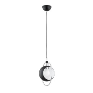 LAMPA WISZĄCA ALFA OLIMPIA CZARNA 1xE27 / 61206