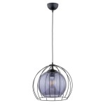 LAMPA WISZĄCA ALFA AVANGO CZARNA 1xE27  / 61172