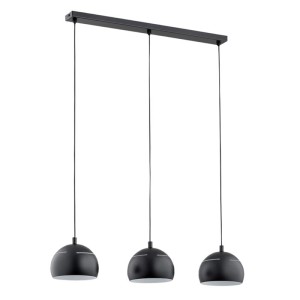 LAMPA WISZĄCA ALFA PLUS CZARNA 3xE14 / 62292