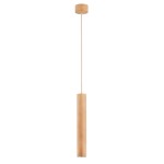 LAMPA WISZĄCA ALFA ANAID RUSTIKAL DREWNIANA 1xGU10 LED  / 61162