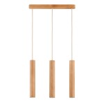 LAMPA WISZĄCA ALFA ANAID RUSTIKAL DREWNIANA 3xGU10 LED  / 62284