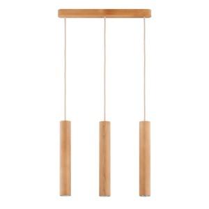 LAMPA WISZĄCA ALFA ANAID RUSTIKAL DREWNIANA 3xGU10 LED  / 62284