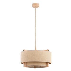 LAMPA WISZĄCA ALFA LOLA DREWNIANA 1xE27 / 61107
