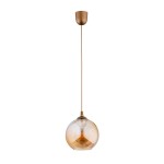 LAMPA WISZĄCA ALFA FLESZ 200 ZŁOTA 1xE27 / 60999