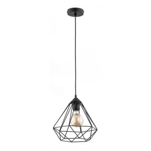 LAMPA WISZĄCA ALFA KOSMOS CZARNA 1xE27 / 60971