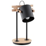 LAMPKA NOCNA FORTIS DREWNIANA 1xE27 / 28638