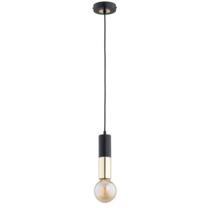 LAMPA WISZĄCA ALFA BOLID MIX CZARNO-ZŁOTA 1xE27 / 60953