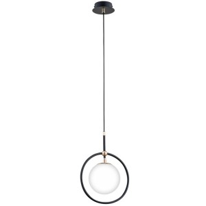LAMPA WISZĄCA ALFA AKIRA CZARNO-BIAŁA 1xE14 / 60928