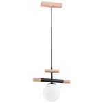 LAMPA WISZĄCA ALFA TRENDY DREWNIANA 1xE14 / 60925