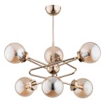 LAMPA SUFITOWA ALFA RITO ZŁOTA 6xE14 / 63047