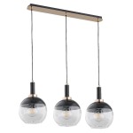 LAMPA WISZĄCA ALFA ADRIA CZARNA 3xE27 / 62190