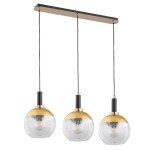 LAMPA WISZĄCA ALFA ADRIA ZŁOTA 3xE27 / 62191