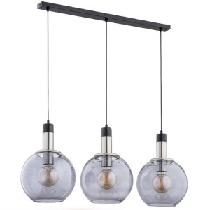 LAMPA WISZĄCA ALFA VANELO GRAFITOWA 3xE27  / 62170
