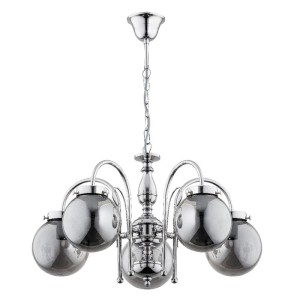 ŻYRANDOL ALFA HERO CHROM 5xE14 / 28285