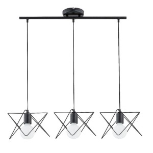 LAMPA WISZĄCA ALFA TIMLA CZARNA 3xE27 / 62149