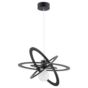 LAMPA WISZĄCA ALFA ORLANDO CZARNA 1xE27 / 62141