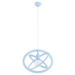 LAMPA WISZĄCA ALFA GRADI ELIPSE NIEBIESKA 1xE27  / 60687
