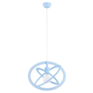 LAMPA WISZĄCA ALFA GRADI ELIPSE NIEBIESKA 1xE27  / 60687