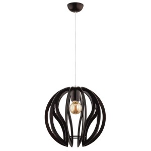 LAMPA WISZĄCA ALFA BLADE DREWNIANA 1xE27   / 60725
