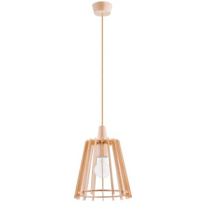 LAMPA WISZĄCA ALFA VITO DREWNIANA 1xE27 / 60316