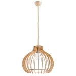 LAMPA WISZĄCA ALFA LAVAYA DREWNIANA 1xE27 / 60023