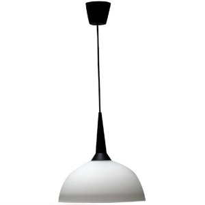 LAMPA WISZĄCA ALFA ARENA CZARNO-BIAŁA 1xE27 / 60719